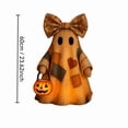 thumbnail image 3 of Lighted Vintage Patchwork Ghost, LED Ghost Tabletop Figurine, Vintage Halloween Patchwork Ghosts Lamp, Rustic Fall Figurine Decoration for Mantel Shelf Entryway Porch, 3 of 6