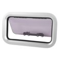 thumbnail image 1 of Portlight Hatch Window, Internal Opening Porthole 0-180 Degree Open Heavy Duty  Sealing  For RV, 1 of 8