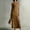 Brown, variant on Maxi Wedding Guest Dresses for Women Long Cotton Linen Spring Side Slit Beach Sleeveless Womens Tank Dress,Black,L