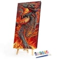 thumbnail image 2 of Wdftyju Flame Dragon Oil Paint By Numbers Kits DIY pintado a mano sobre lienzo cuadro de pared Wdftyju 6gc6my9cs3bx8js7, 2 of 9