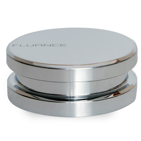 Fluance HiFi Vinyl Record Weight Stabilizer High Mass 760 gram Steel LP Disc Turntable Accessory with Protective Velvet Pad for Vibration Damping (RW02) price history on PriceWatchPro