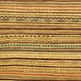 thumbnail image 1 of Ahgly Company Indoor Square Abstract Saffron Yellow Abstract Area Rugs, 6' Square, 1 of 6