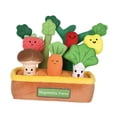 thumbnail image 2 of Juguetes sensoriales para bebés, verduras para arrastrar, regalo interactivo portátil, juego de simulación, motricidad fina para niños de 1 a 3 años, 2 of 9