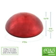 thumbnail image 2 of Achla Designs Glass Toadstool Gazing Globe Ball, 9 Inch Diameter, Red, 2 of 4
