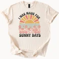 thumbnail image 1 of ALVORD Tee des Jours Ensoleillés Chemise Fleur Rétro T-Shirt Graphique d'Été Unisexe P-5TG, 1 of 3