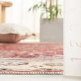 thumbnail image 4 of SAFAVIEH Arizona Shirley Oriental Machine Washable Area Rug, Rust/Beige, 6' x 6' Round, 4 of 8