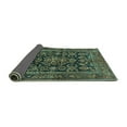 thumbnail image 2 of Ahgly Company Indoor Square Persian Turquoise Blue Traditional Area Rugs, 8' Square, 2 of 4