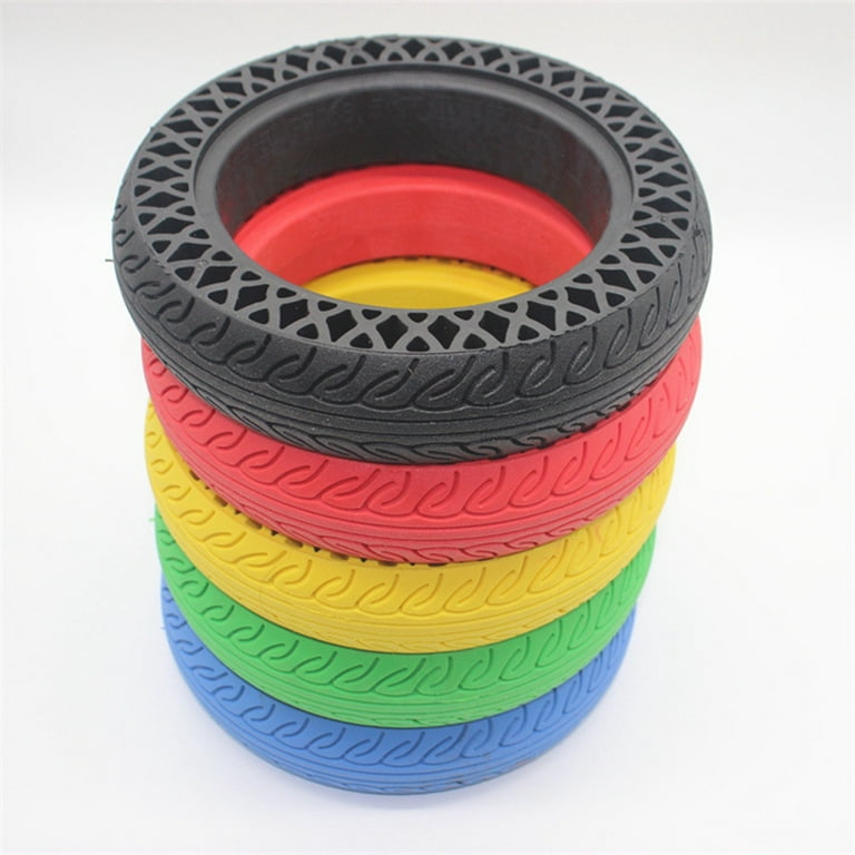 8.5 Inch Bee Hole Solid Tire 8.5X2 Solid Tire Electic Scooter Motorcycle  Moped Parts 8.5X2.0,Red 