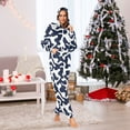 thumbnail image 5 of joogoo Cows Wavy Unisex Adults Onesies Pajamas Jumpsuits L, 5 of 7