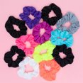 thumbnail image 3 of 12pk Scunci Original Hair Scrunchies Soft Stretchy Stylish Womens Hair Ties, 3 of 3