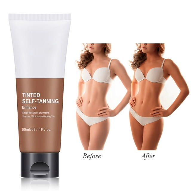60ml Self Tanning Cream Tanning Lotion Sunless Tanning Lotion For Darker Bronzer Skin
