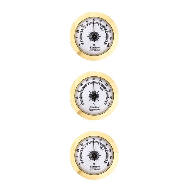 Naiovety Higrómetro Ajustable Firme Mini Duradero para usar Medidor de humedad Movimiento mecánico No requiere para Sliver Type4 NO4 Naiovety CBP221310