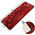thumbnail image 2 of SKYSONIC 2'X6' Red Heart Balloons Runner Rug with Rubber Backing, Valentine's Day Non Slip Entryway Rug Runner Washable Soft Area Rug Carpet for Hallway Bedroom Kitchen Decor, 2 of 6
