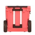 thumbnail image 4 of RovR RollR 45 Quart Wheeled Hard Cooler with Telescopic Handle (CORAL), 4 of 10