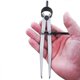 thumbnail image 5 of 6 Inch Adjustable Lockable Steel Divider Wing Leather Compass, 5 of 5