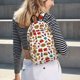 thumbnail image 5 of Disketp Hot Dog Pizza Mochila de Lona Estampada, Mochila Escolar de Viaje Ligera para Estudiantes y Portátil-Small, 5 of 5