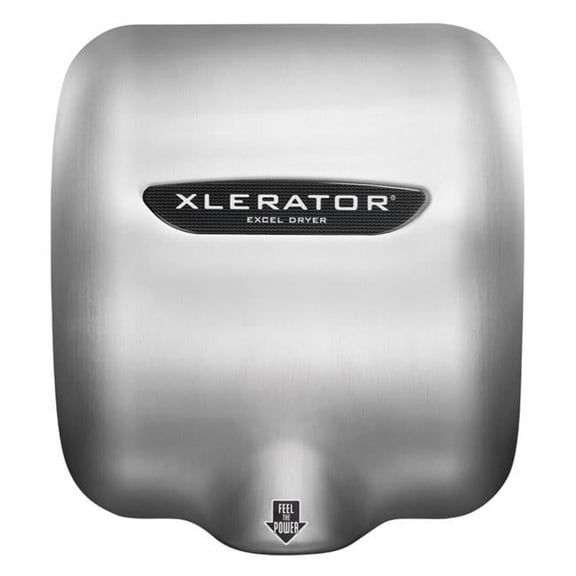 Excel Dryer 604161A 110-120V 1.1N Xlerator SB Hand Dryer, Brushed Stainless Steel