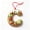 C, variant on 3.15 Inch Christmas Ball Ornament with Warm LED Lights – Clear Acrylic 2D Letter Hanging Decoration for Tree, Window & Mantel