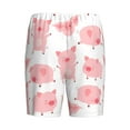 thumbnail image 4 of Picia Kawaii Pigs Pajama Shorts for Men, Men's Pajama Bottoms, Sleepwear,Short Pajama Pants-XX-Large, 4 of 9