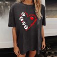 thumbnail image 2 of Womens T Shirts Graphic Tees Boho Women Workout Tops Womens Tops Dressy Casual 3/4 Sleeve V Neck Evening Party Shirts White, 2 of 6