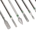 thumbnail image 4 of 10Pcs Nail Drill Bits Stainless Steel High Strength Dust Proof Replacement Nail Grinding Bit with Protective Case Silver, 4 of 5
