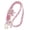 pink, variant on Stylish braided phone lanyard with a horizontal neck strap, a shock-absorbing phone accessory chain featuring decorative charm,pink