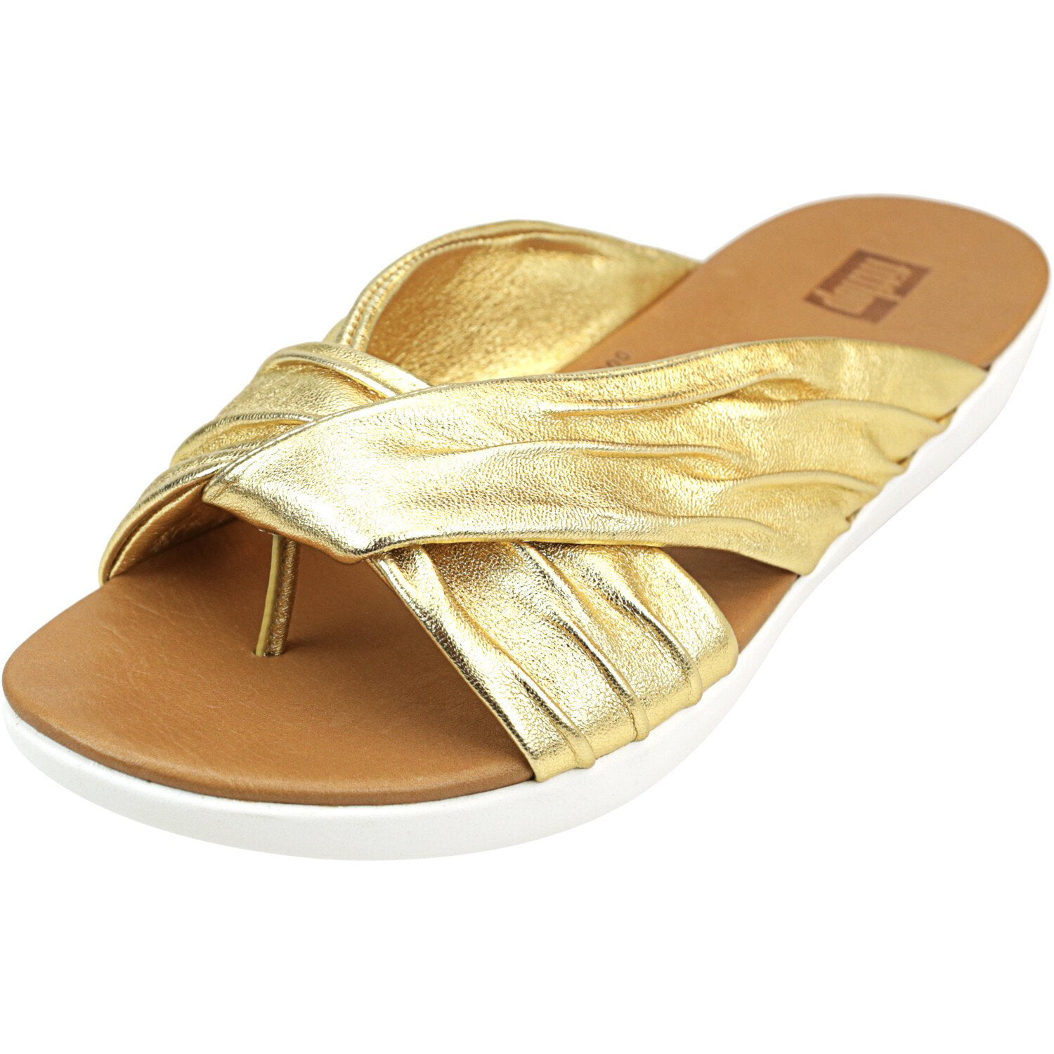 Twine Leather Gold Sandal - 8.5 