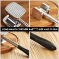 thumbnail image 2 of Shisuyan Dual Sided Meat Mallet Silver 1Pcs 11In X 3In, 2 of 8