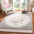 thumbnail image 1 of Safavieh Carousel Kids Dina Flamingo Area Rug, 1 of 8