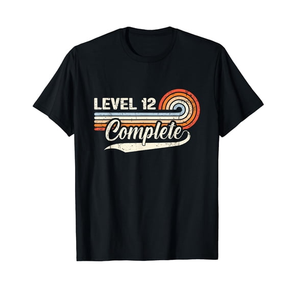 12th Wedding Anniversary For Couples Level 12 Complete T-Shirt