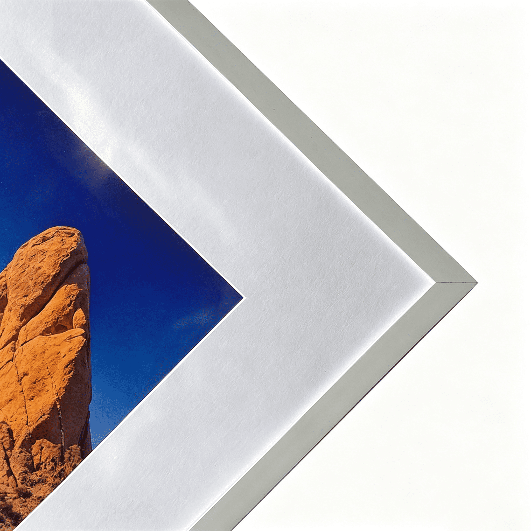 Picture Frame PVC White Frame 13.4W*3.1D*19.3H/7.48LB Wall Mount Display, Pack of 5