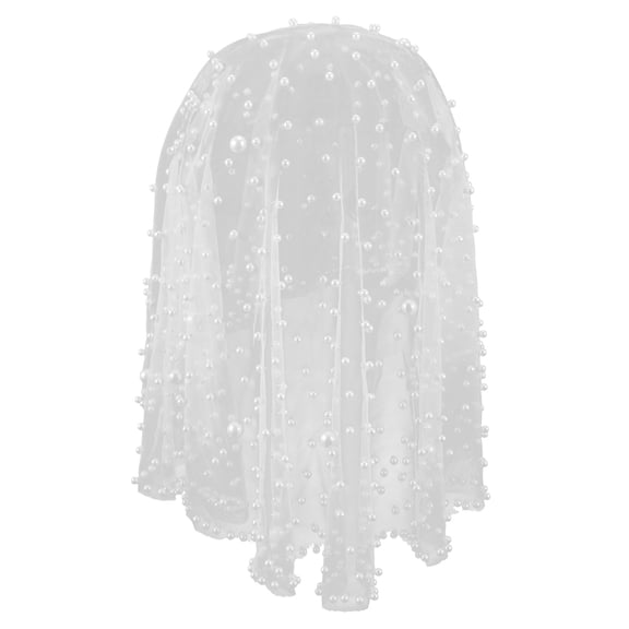 Milisten Wedding Veil Short Wedding Veil Wedding Decor For Women During Photo Shoots 1Pcs