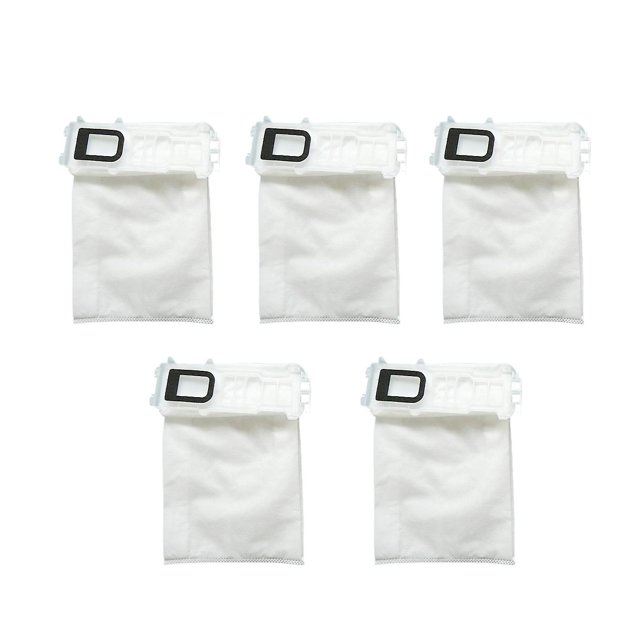 5 bolsas de polvo para aspiradora para piezas de aspiradora Vorwerk Vk135 Robot Afortunado Sencillez