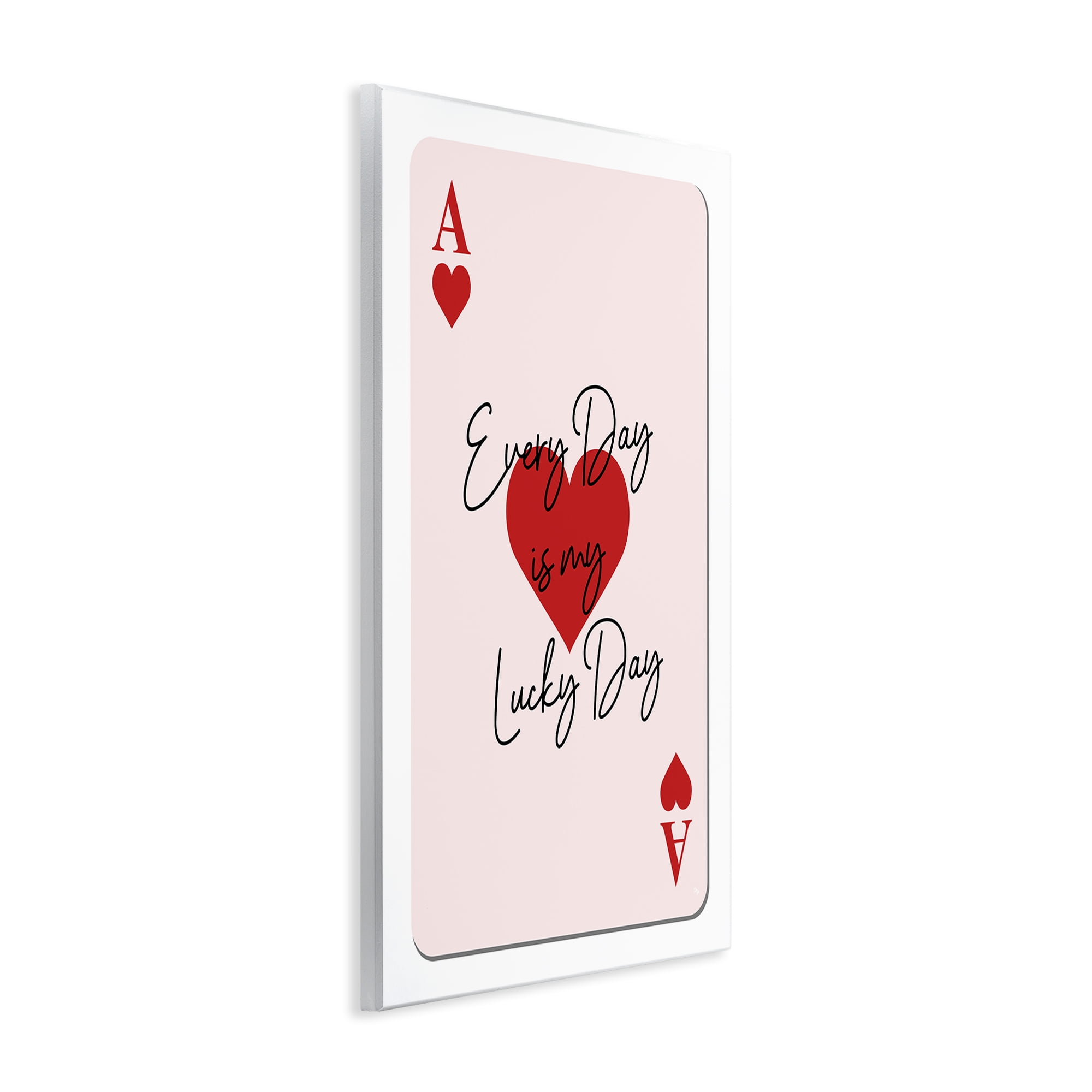 Stupell Industries Lucky Day Card Design Entertainment Painting Unframed Art Print Wall Art, 13 x 19