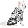 thumbnail image 2 of Honeii Intricate Cat Mandala Print Small Dog Hoodies Pet Hooded Sweatshirts Fall Winter Puppy Cat Sweaters Warm Clothes for Small Dogs Outfits Costume-X-Large, 2 of 7