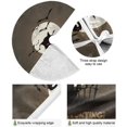 thumbnail image 2 of GZHJMY Halloween Tree Skirt Cat Xmas Tree Skirt Floor Door Round Mat Decorations for Holiday Party Home Christmas Day Ornaments, 35.4", 2 of 6