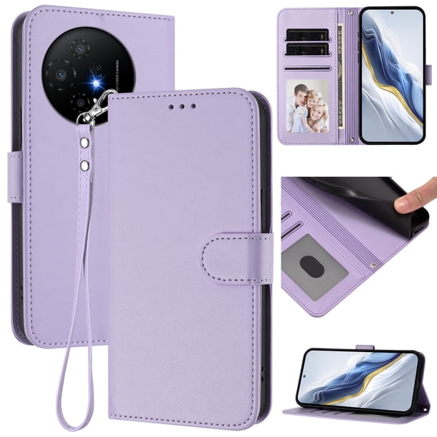 Funda Cartera GANGXUN para TCL 50 XL – Cierre Magnético, Protección RFID, Correa Desmontable, Compatible con Carga Inalámbrica