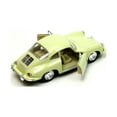 thumbnail image 3 of 5" Kinsmart Porsche 356 B Carrera 2 Diecast Model Toy Car 1:32 Cream, 3 of 4