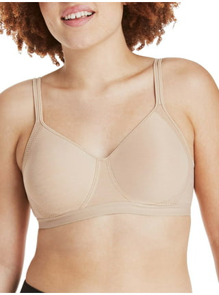 Hanes SmoothTec Invisible Embrace Beige Wirefree Bra MHW561 - Size 2XL -  for sale online