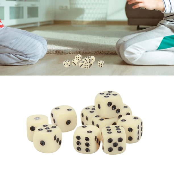 Dados, Juego De Dados De 30 Piezas, Cubos De Dados De Esquinas Redondas De Plástico De 16 Mm Para Juegos De Mesa