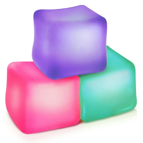 Gel de alta densidad ZaxiDeel de Fidget Toy Stress Cube, paquete de 3