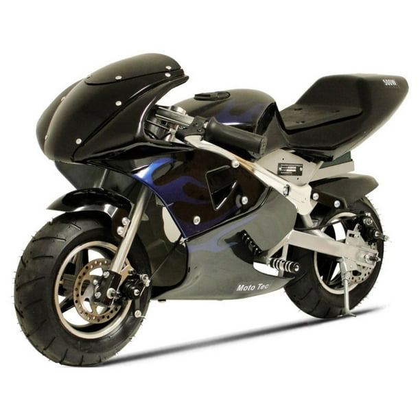 MotoTec Electric 36V Pocket Bike, Black