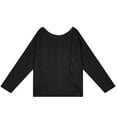 thumbnail image 5 of XMMSWDLA Womens Off The Shoulder Sweater Top Fall 2024 Oversized Knit Batwing Long Sleeve Crochet Pullover Sweaters, 5 of 6
