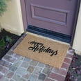 thumbnail image 3 of Rubber-Cal Happy Holidays to All A Christmas Doormat 15mm 18" X 30", 3 of 6