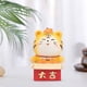 thumbnail image 5 of Figura de tigre de resina para casa, pequeña figura kawaii, regalo de Navidad, mini decoración para el hogar Los 4.5x4.5x7cm, 5 of 9