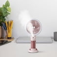 thumbnail image 5 of ICQOVD Portable Fan Handheld Misting Fan with Light Portable Small Rechargeable Cooling Fan Compact for Travel Outdoor Use, 5 of 5