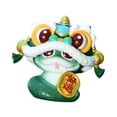 thumbnail image 2 of Esquirla 2025 Chinese New Year Snake Statue Ornament Art Photo Props Self Adhesives Gift Resin Figurine Animal Sculpture for Bookshelf Green, 2 of 8