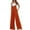 Orange, variant on Women's Casual Sleeveless Loose Adjustable Straps Jumpsuit Solid Color High Waisted Jumpsuit Wide Leg Rompers With Pocket Summer Fashion Tank Romper Overalls