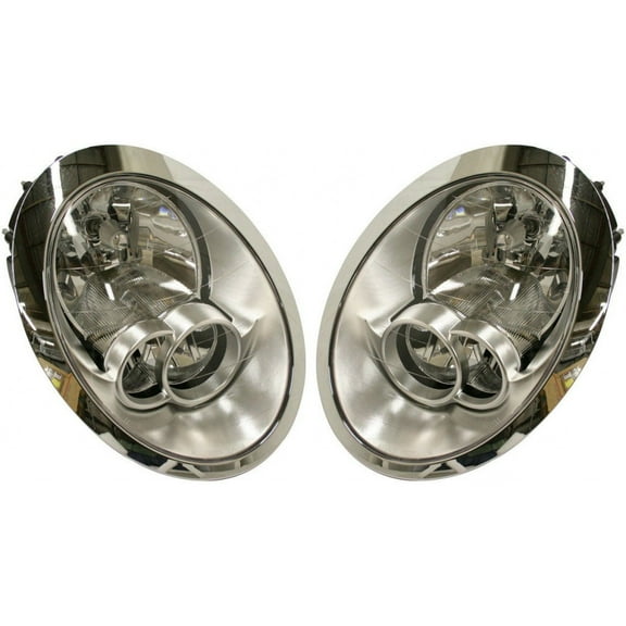 For 2005-2008 Mini Cooper Headlight Driver and Passenger Side w/ Bulbs MC2502102 MC2503102
