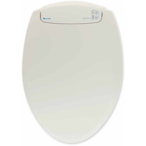 Hibbent Elongated Toilet Seat with Colorful Night Light 7 Color Changing LED 